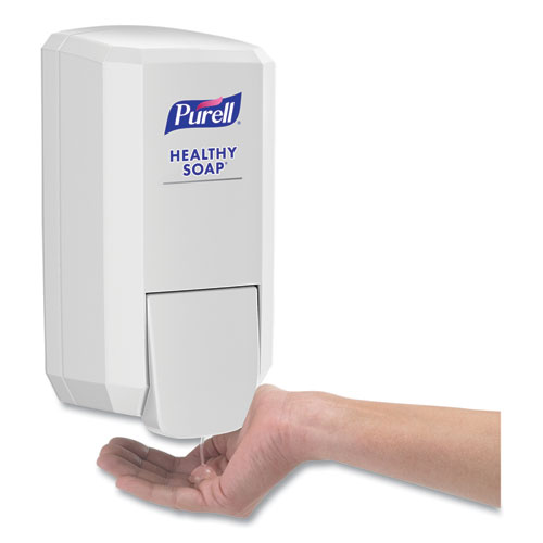 Image of Purell® Cs2 Hand Sanitizer Dispenser, 1,000 Ml, 5.14 X 3.83 X 10, White, 6/Carton