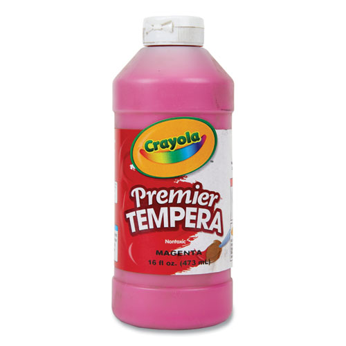 Crayola® Premier Tempera Paint, Magenta, 16 oz Bottle