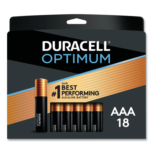 Optimum Alkaline AAA Batteries, 18/Pack