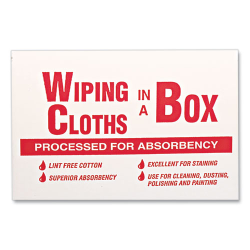 Image of General Supply Multipurpose Reusable Wiping Cloths, Cotton, 5 Lb Box, Assorted Sizes And Colors