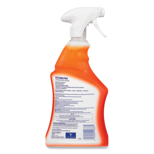 Kitchen Pro Antibacterial Cleaner, Citrus Scent, 22 oz Spray Bottle, 9/Carton