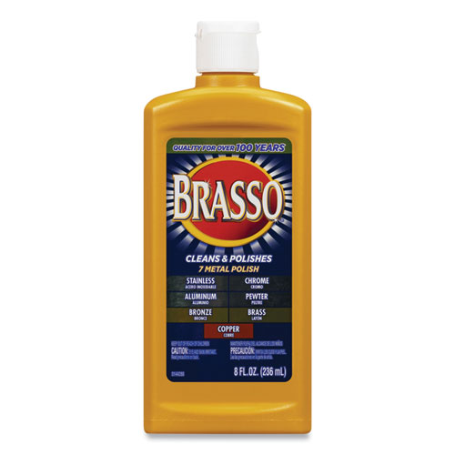 Brasso® Metal Surface Polish, 8 Oz Bottle