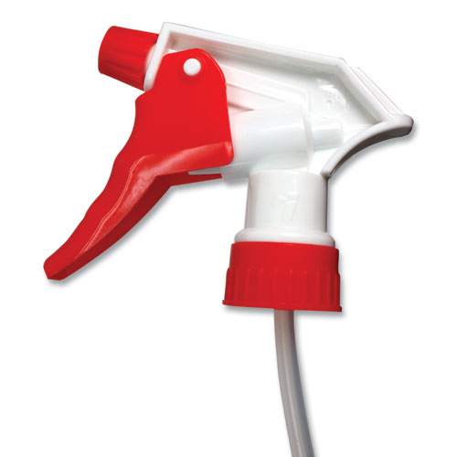 Spray Trigger, 9.5" Tube, Fits 32 oz Bottles, Red/White