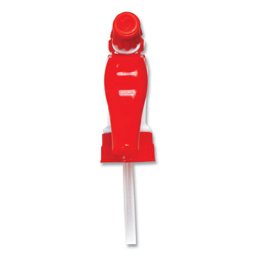 Spray Trigger, 9.5" Tube, Fits 32 oz Bottles, Red/White