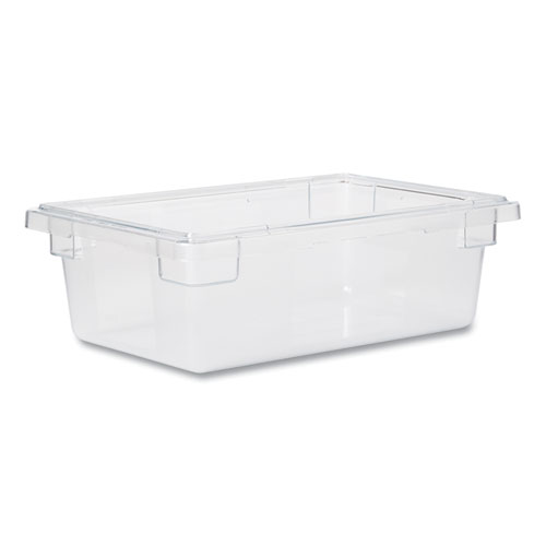 Image of Rubbermaid® Commercial Food/Tote Boxes, 3.5 Gal, 18 X 12 X 6, Clear, Plastic