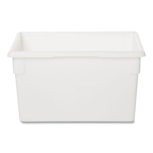 Rubbermaid® Commercial Food/Tote Boxes, 21.5 Gal, 26 X 18 X 15, White, Plastic