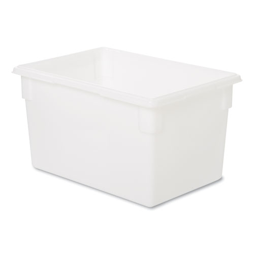 Image of Rubbermaid® Commercial Food/Tote Boxes, 21.5 Gal, 26 X 18 X 15, White, Plastic