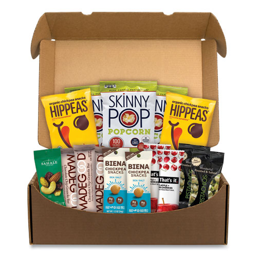 Vegan Snack Box, 15 Assorted Snacks, Delivered in 1-4 Business Days