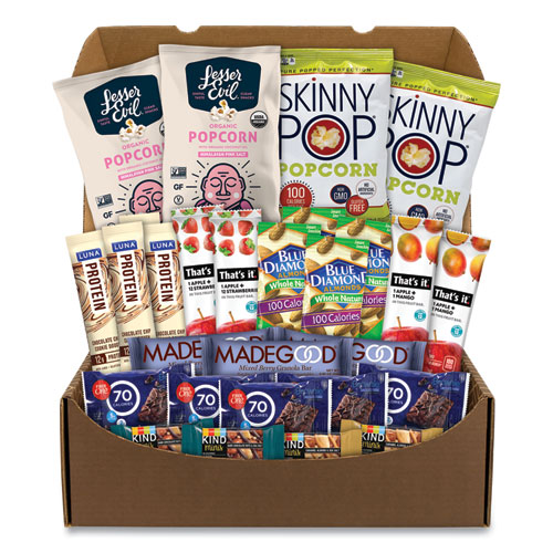 Low Calories Snack Box, 28 Assorted Snacks, Delivered in 1-4 Business Days
