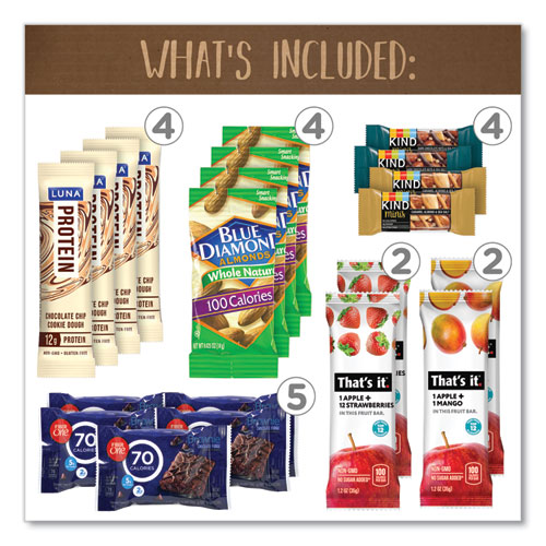 Image of Snack Box Pros Low Calories Snack Box, 28 Assorted Snacks/Box, Ships In 1-3 Business Days