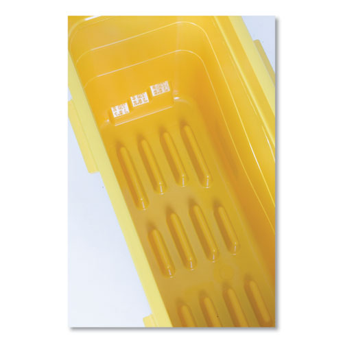 Image of Rubbermaid® Commercial Hygen™ Hygen Charging Bucket, 6.8 Gal, Yellow