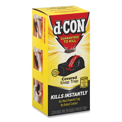 Image of D-Con® Ultra Set Covered Snap Trap, Plastic, 6/Carton