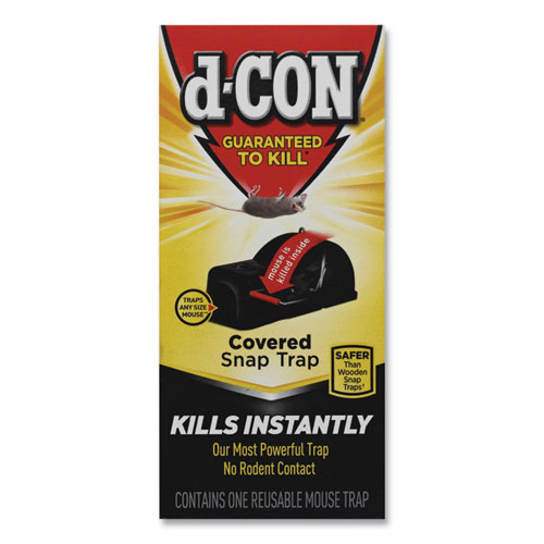 D-Con® Ultra Set Covered Snap Trap, Plastic, 6/Carton