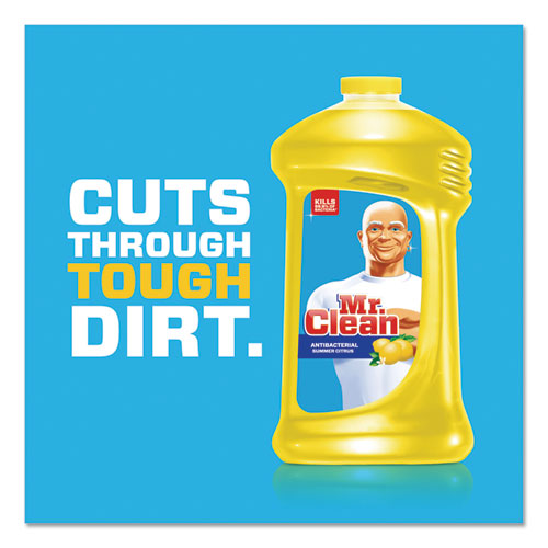 Image of Mr. Clean® Multi-Surface Antibacterial Cleaner, Summer Citrus, 28 Oz Bottle, 9/Carton