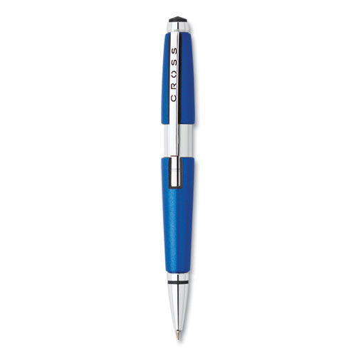 Image of Edge Gel Pen, Retractable, Medium 0.7 mm, Black Ink, Blue Barrel