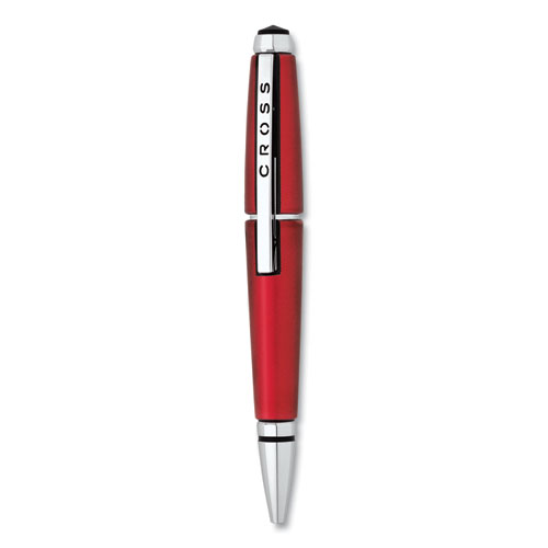Edge Gel Pen, Retractable, Medium 0.7 mm, Black Ink, Red Barrel