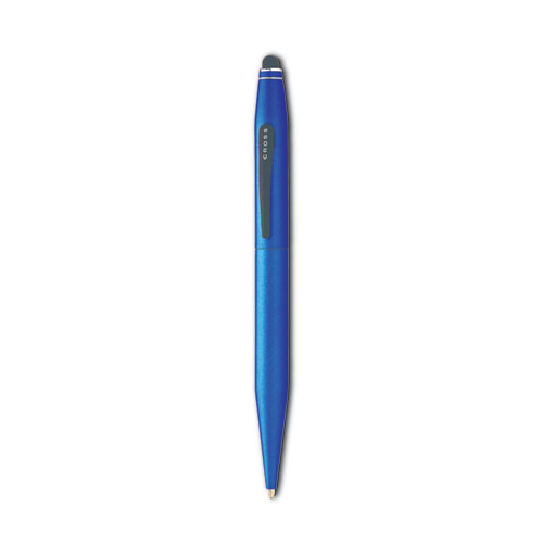 Tech 2 Ballpoint Pen/Stylus, Retractable, Medium 0.7 mm, Black Ink, Blue Barrel
