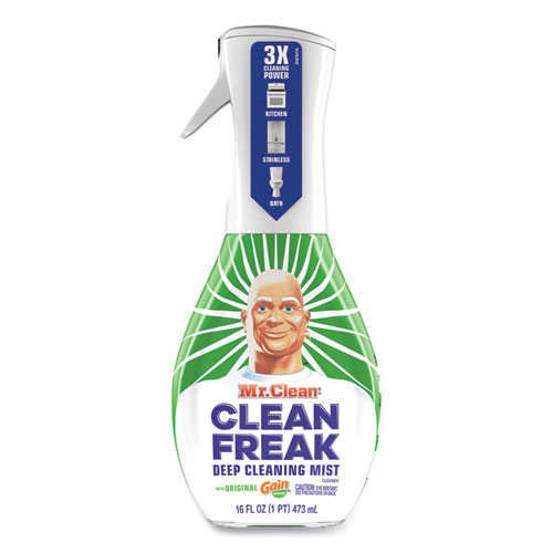 Mr. Clean® Clean Freak Deep Cleaning Mist Multi-Surface Spray, Gain Original, 16 Oz Spray Bottle, 6/Carton