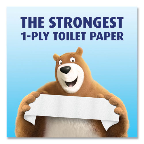 Image of Charmin® Essentials Strong Bathroom Tissue, Septic Safe, 1-Ply, White, 451/Roll,12 Rolls/Pack