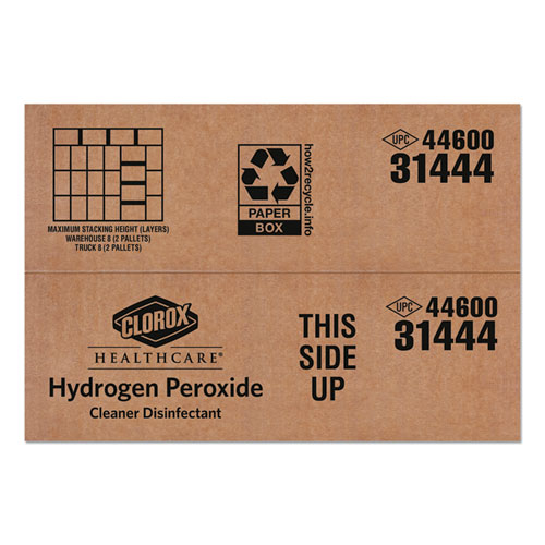 Hydrogen-Peroxide Cleaner/Disinfectant, 32 oz Spray Bottle, 9/Carton