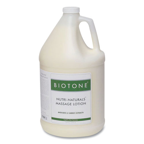 Image of Biotone® Nuti-Naturals Massage Lotion, 1 Gal Bottle, Nature Scent