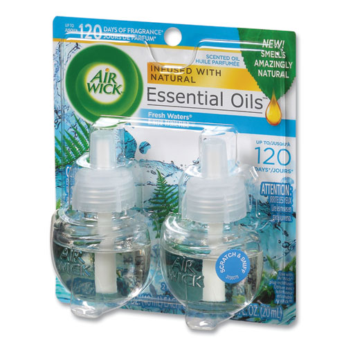 Image of Air Wick® Scented Oil Refill, Fresh Waters, 0.67 Oz, 2/Pack