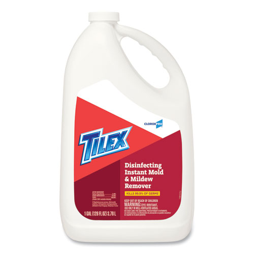 Image of Tilex® Disinfects Instant Mildew Remover, 128 Oz Refill Bottle, 4/Carton