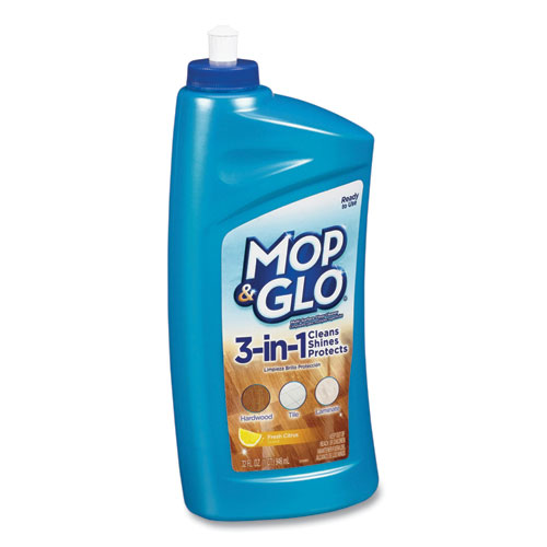 Image of Mop & Glo® Triple Action Floor Cleaner, Fresh Citrus Scent, 32 Oz Bottle