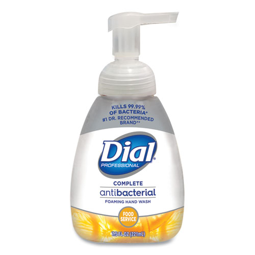 Antibacterial Foaming Hand Wash, Light Citrus, 7.5 oz Pump, 8/Carton