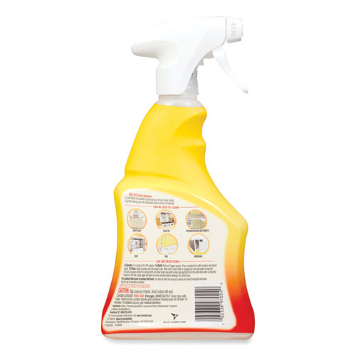 Image of Easy-Off® Kitchen Degreaser, Lemon Scent, 16 Oz Spray Bottle, 6/Carton