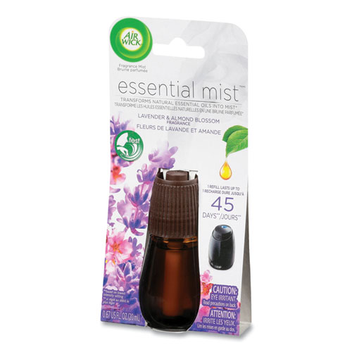 Image of Air Wick® Essential Mist Refill, Lavender And Almond Blossom, 0.67 Oz Bottle