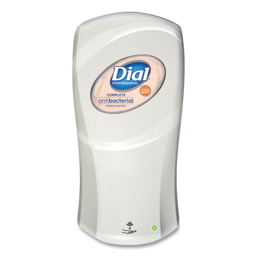 Image of Dial® Professional Fit Universal Touch Free Dispenser, 1 L, 4 X 5.4 X 11.2, Ivory, 3/Carton