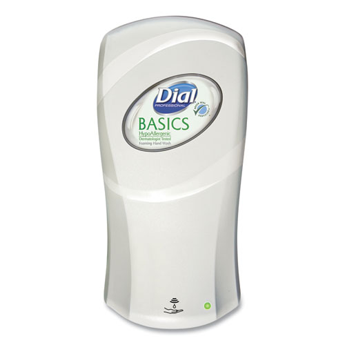 Image of Dial® Professional Fit Universal Touch Free Dispenser, 1 L, 4 X 5.4 X 11.2, Ivory, 3/Carton