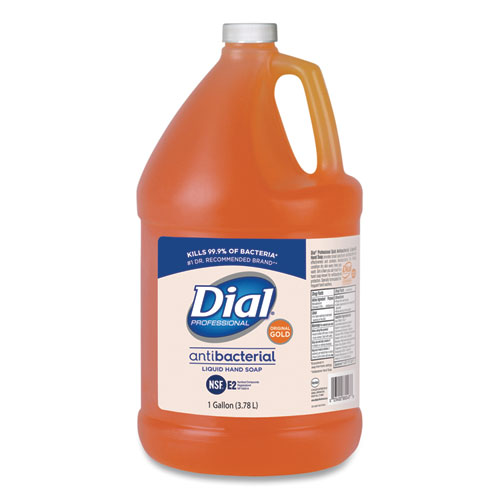 Dial® Professional Gold Antibacterial Liquid Hand Soap, Floral, 1 gal, 4/Carton