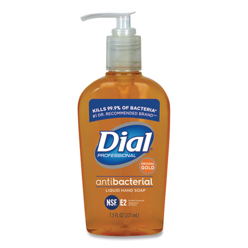 Dial® Professional Gold Antibacterial Liquid Hand Soap, Floral, 7.5 oz Pump