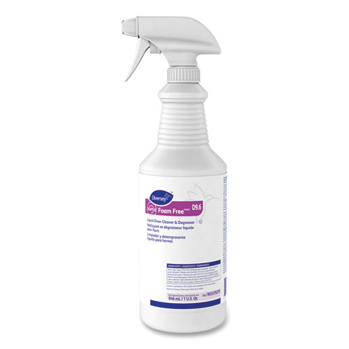 Image of Suma Foam Free D9.6 Liquid Oven Cleaner and Degreaser, 32 oz Bottle, 12/Carton