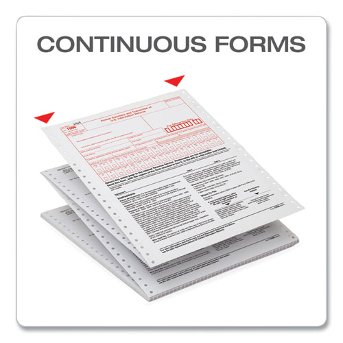 Image of Tops™ 1096 Tax Form For Dot Matrix Printers, Fiscal Year: 2022, Two-Part Carbonless, 8 X 11, 10 Forms Total