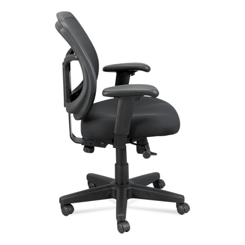 Apollo Mid-Back Mesh Chair, 18.1" to 21.7" Seat Height, Black