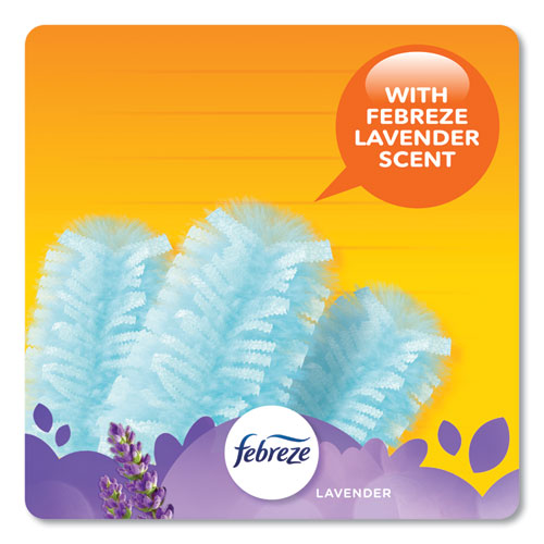 Image of Swiffer® Refill Dusters, Dust Lock Fiber, Light Blue, Lavender Vanilla Scent, 10/Box