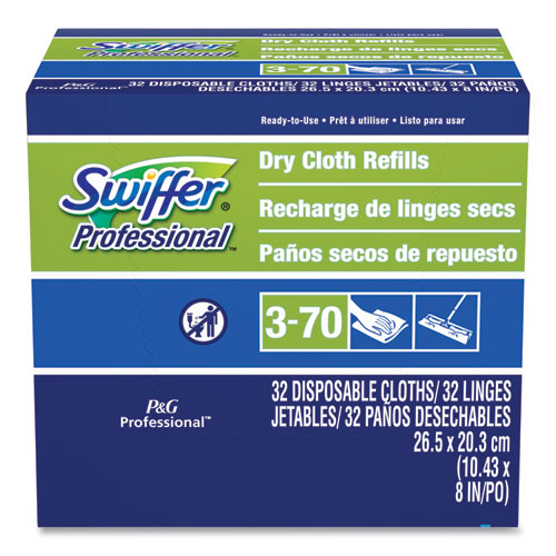 Image of Swiffer® Dry Refill Cloths, 10.63 X 8, White, 32/Box
