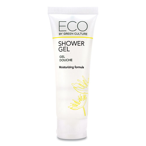 Eco By Green Culture Shower Gel, Clean Scent, 30Ml, 288/Carton