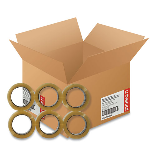 Universal® Heavy-Duty Box Sealing Tape, 3" Core, 1.88" X 54.6 Yds, Clear, 36/Box