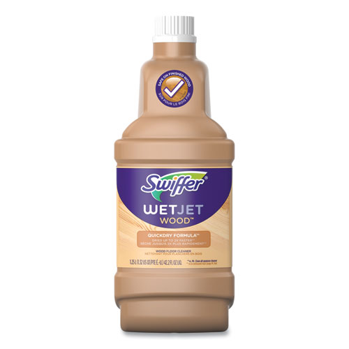 Image of WetJet System Cleaning-Solution Refill, Blossom Breeze Scent, 1.25 L Bottle, 4/Carton