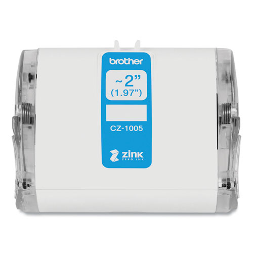 Image of Brother Cz Roll Cassette, 1.97" X 16.4 Ft, White