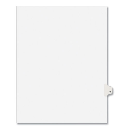Title: 58 PK Avery Avery-Style Legal Side Tab Divider Letter White 25/Pack 