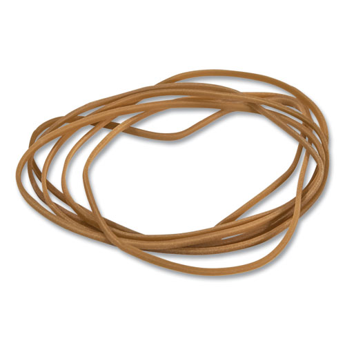 Rubber Bands, Size 19, 0.04" Gauge, Beige, 1 lb Bag, 1,240/Pack
