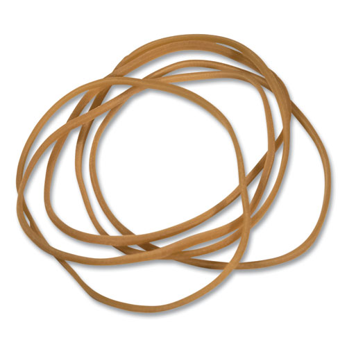 Image of Universal® Rubber Bands, Size 18, 0.04" Gauge, Beige, 1 Lb Box, 1,600/Pack