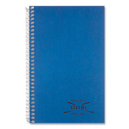 National® Three-Subject Wirebound Notebooks, Medium/College Rule, Blue Cover, 9.5 x 6, 150 Sheets