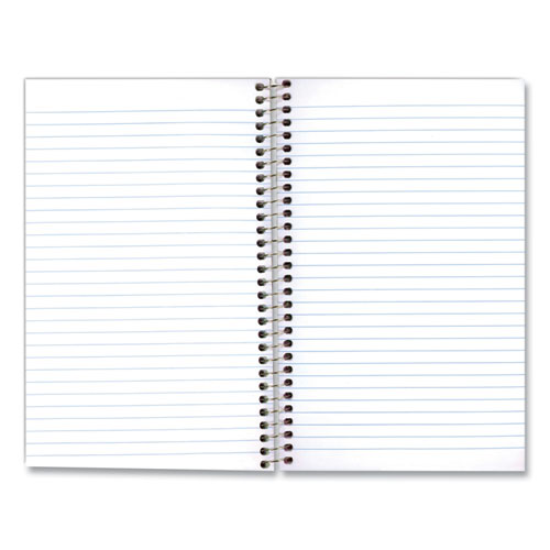 Image of National® Single-Subject Wirebound Notebooks, Medium/College Rule, Blue Kolor Kraft Front Cover, (80) 9.5 X 6 Sheets