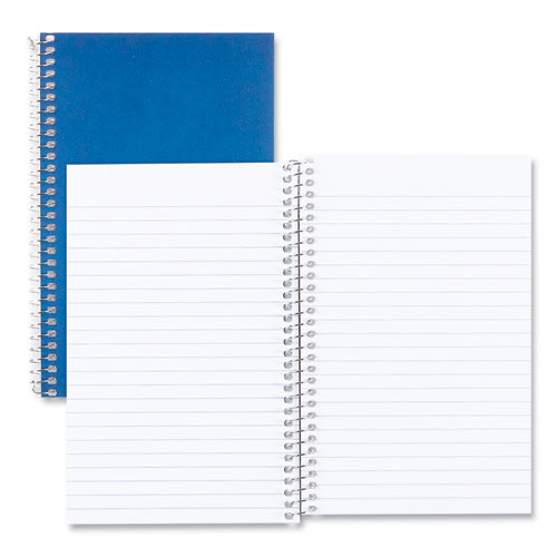 Image of National® Three-Subject Wirebound Notebooks, Unpunched, Medium/College Rule, Blue Cover, (150) 9.5 X 6 Sheets